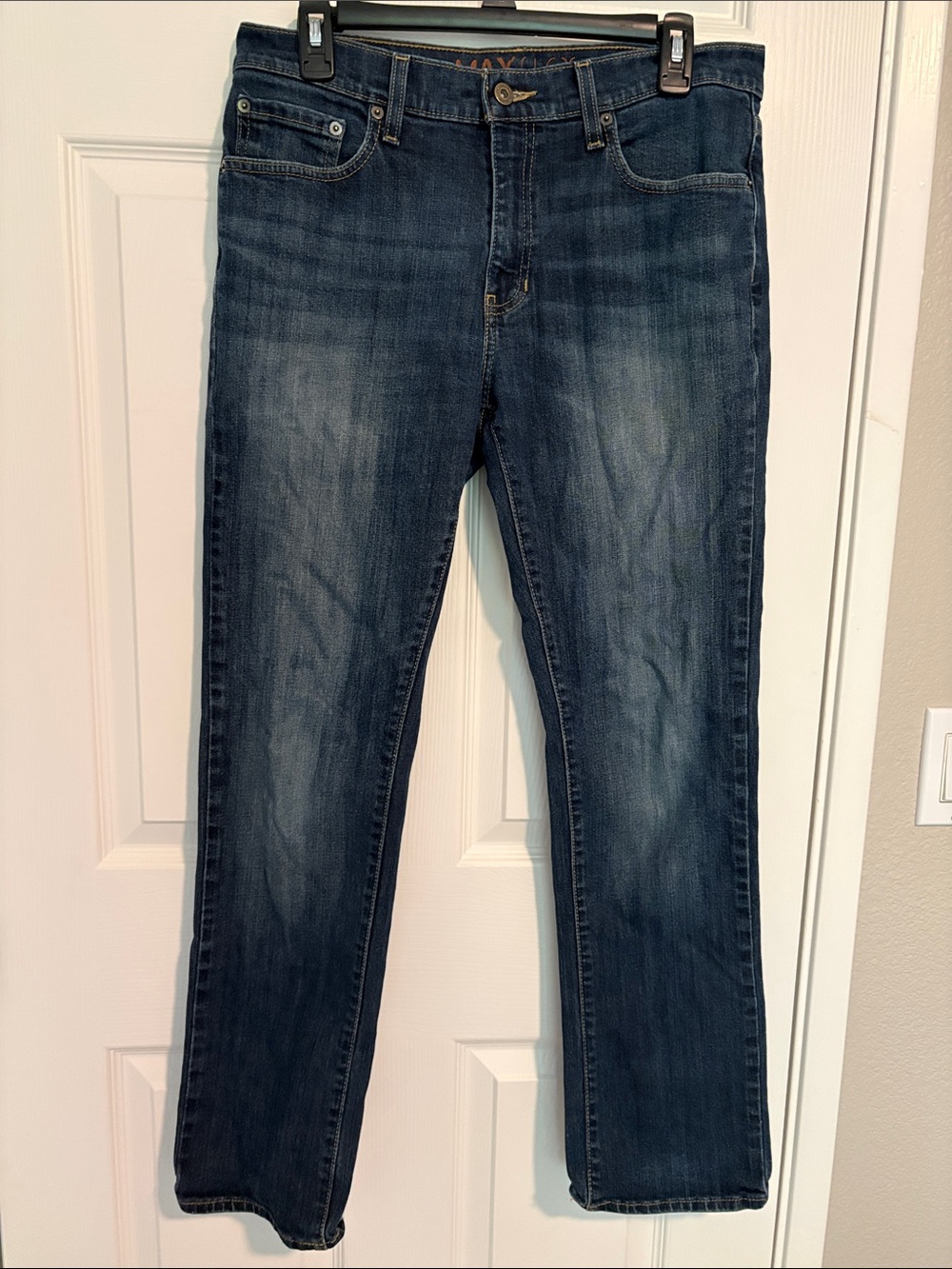 urban pipeline Men's Straight Jeans in Faded Dark Blue
